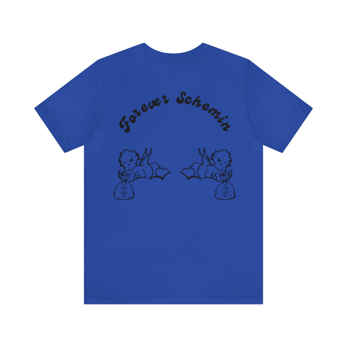 Plottin & $chemin Black Font Tees