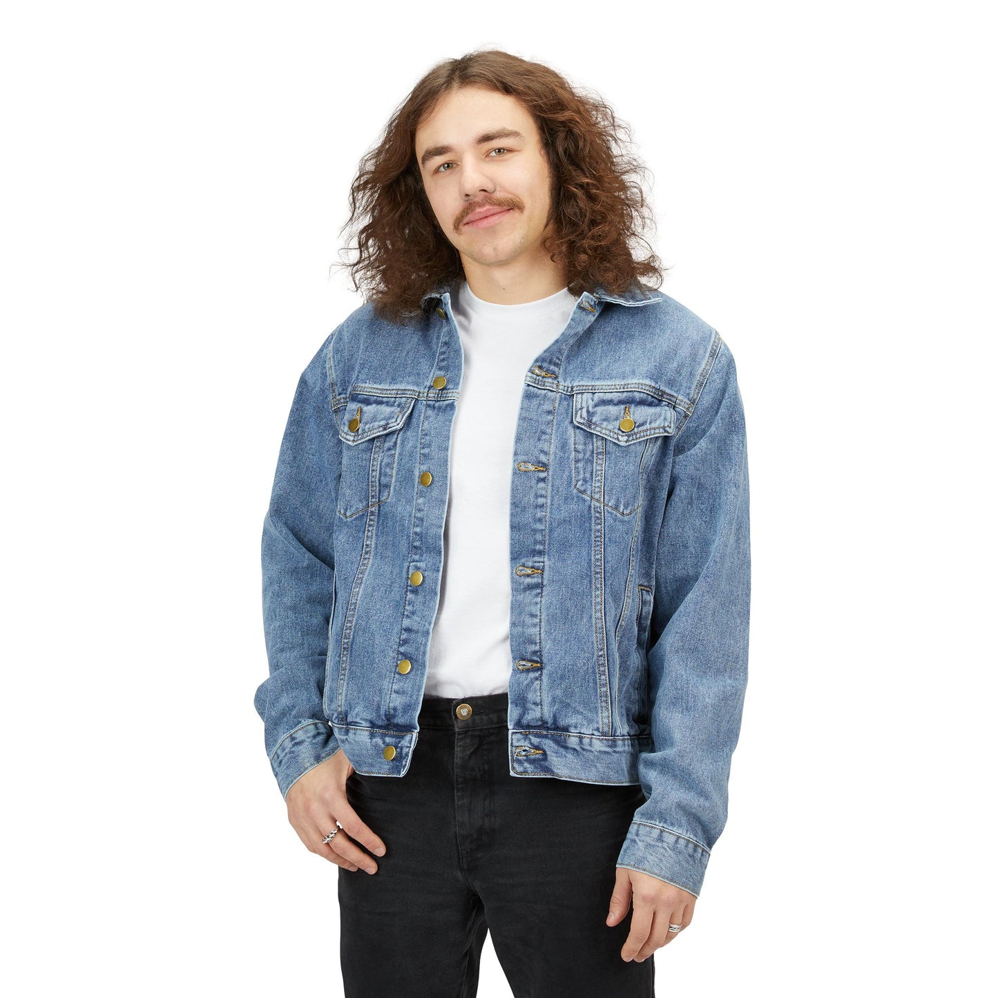 Plottin & $chemin Only God Can Judge Me Jean Jacket