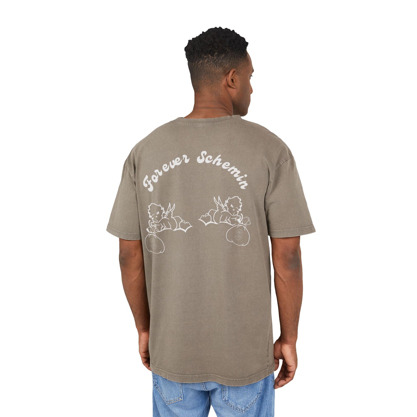 Plottin & $chemin Acid Dye Oversize Heavy Tee