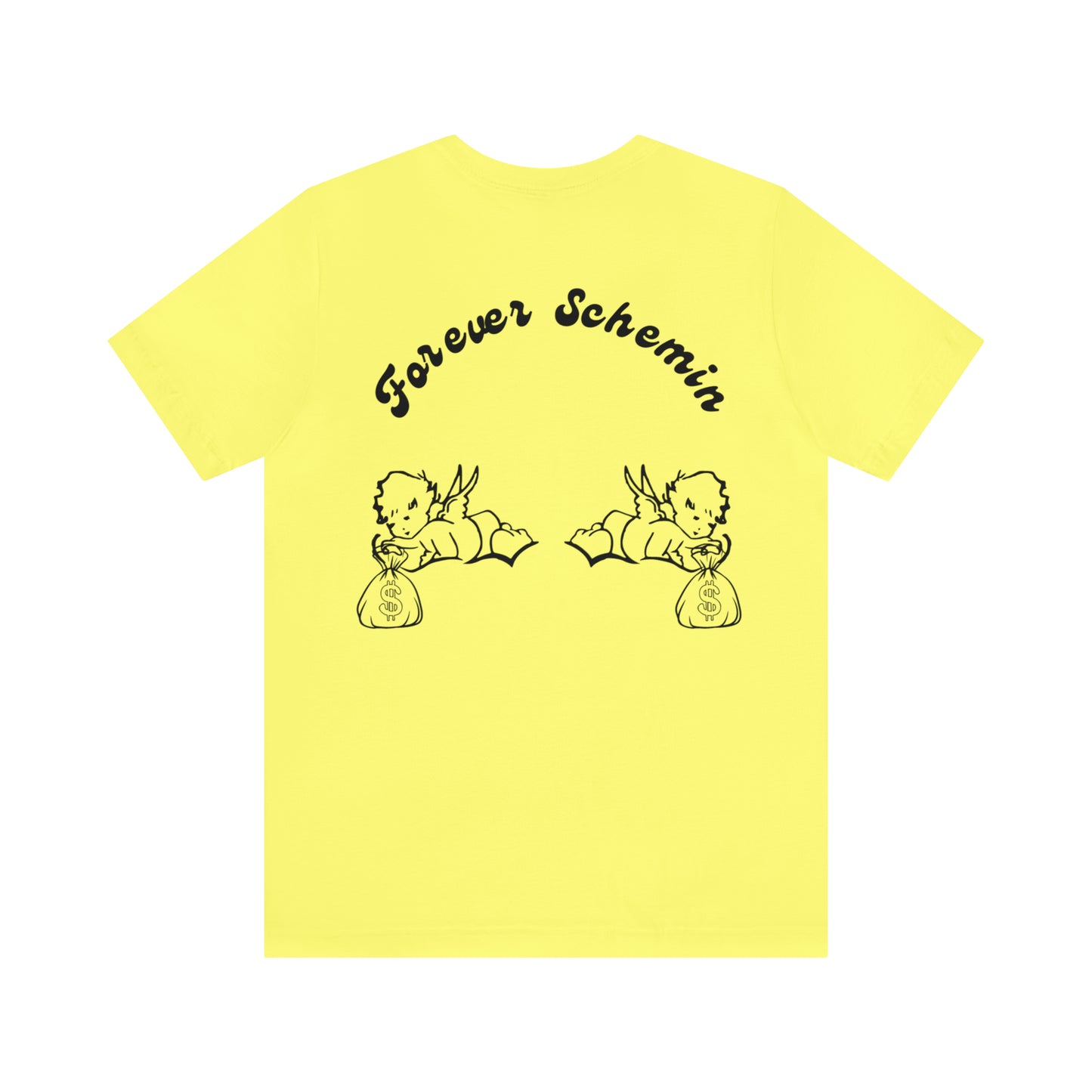 Plottin & $chemin Black Font Tees